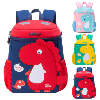 Рюкзак мультфильма Mochila детского сада динозавра малыша 3D милый для девушек мальчиков