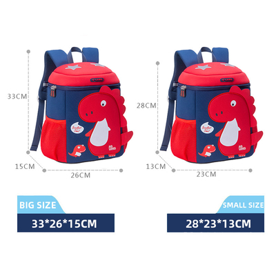Рюкзак мультфильма Mochila детского сада динозавра малыша 3D милый для девушек мальчиков