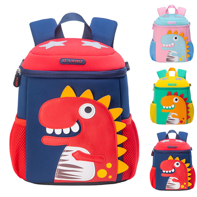 Дети детского сада водоустойчивые укладывают рюкзак малыш Bookbag мультфильма динозавра 3D Mochila милый