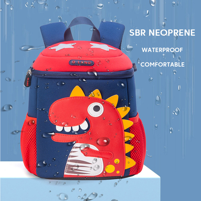 Дети детского сада водоустойчивые укладывают рюкзак малыш Bookbag мультфильма динозавра 3D Mochila милый