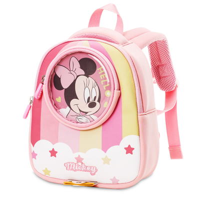 Дети Минни Mickey водоустойчивые укладывают рюкзак Mochila детей детского сада Дисней анти- потерянное