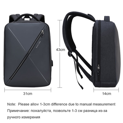 Похищение рюкзака ноутбука USB ODM анти- люди 15,6 дюймов путешествует рюкзак школы отдыха