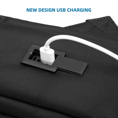 Рюкзак дела перемещения поручая людей USB рюкзака ноутбука дела FCS случайный
