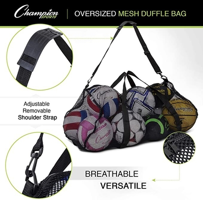 Сумка спортзала сумки Duffle спорт сетки универсальная слишком большая с молнией регулируемой