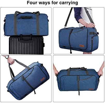 сумка Weekender Duffel перемещения 65l складная для разрыва женщин людей водоустойчивого устойчивого