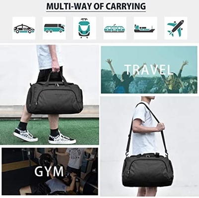 Сумки Duffle большие водоустойчивые плавая с сумкой Weekender отсека ботинок ночной
