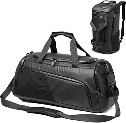 Сумка водоустойчивого Weekender перемещения сумок Duffle спорт ночная с отсеком ботинка