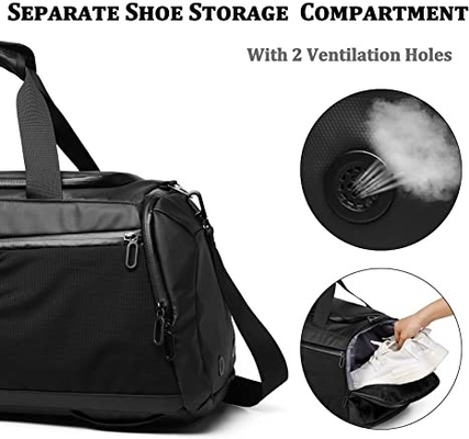 Сумка водоустойчивого Weekender перемещения сумок Duffle спорт ночная с отсеком ботинка