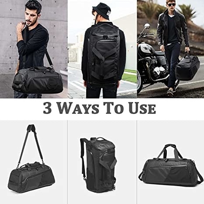 Сумка водоустойчивого Weekender перемещения сумок Duffle спорт ночная с отсеком ботинка