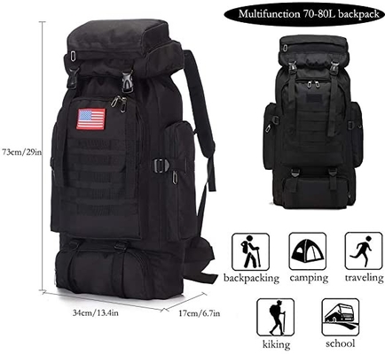 располагаясь лагерем перемещение Daypack рюкзака Molle рюкзака 70l водоустойчивое