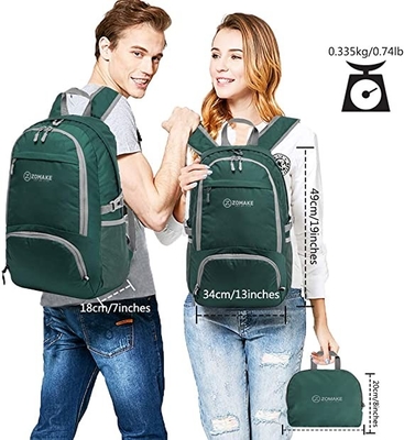 пеший туризм 30l Packable укладывает рюкзак водостойкий легковес складной