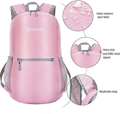 Рюкзак рюкзака водостойкий 20l Packable ODM на открытом воздухе складной