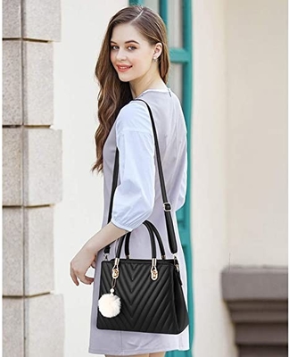 Satchel ручки роскошной сумки кожаных женщин Pu моды верхний